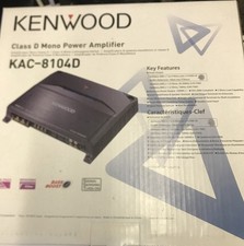 Kenwood KAC-8104D Car Amplifier