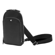 BMW Genuine Montblanc For BMW Sling Bag Black Cross Body Chest 80225A8F293