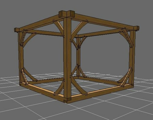 5m oak garden - x,