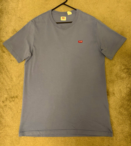 Levi men blue cotton - men's,