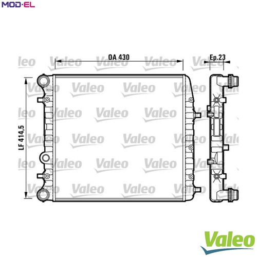Radiator engine cooling - engine, 732863