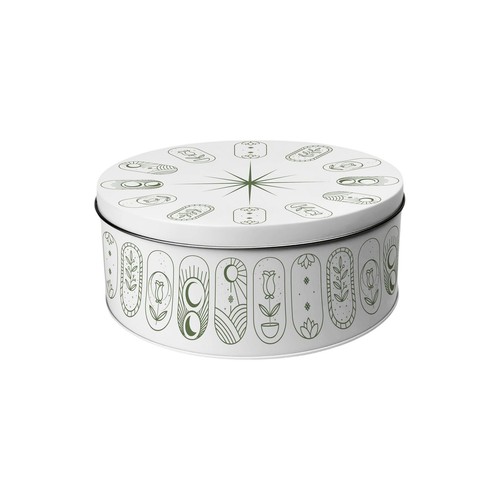 Boho minimalism small cake tin - boho,