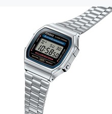 Casio Silver A168 Digital