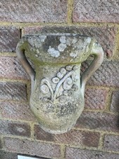 Vintage Stone Wall Planter Jug
