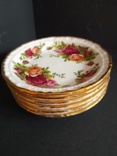 Royal Albert Old Coutry Roses set of 6 coasters/Pin dishes all 1st quality
