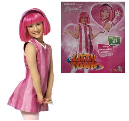 Lazy town pink stephanie - lazy,