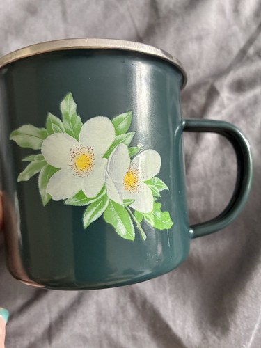 Rhs floral enamel - rhs, mug