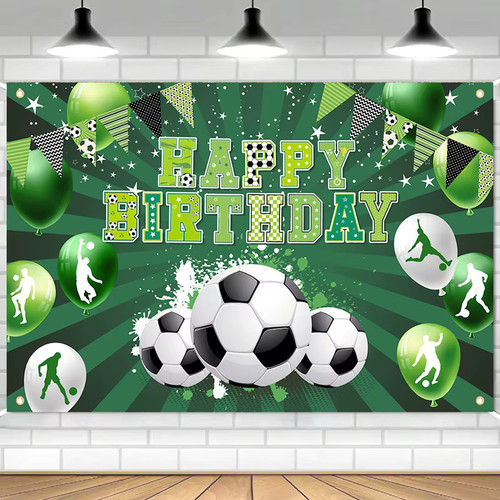 Photo booth backdrop soccer - photo,