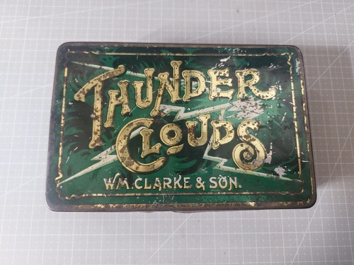 Antique vintage thunder clouds - antique,