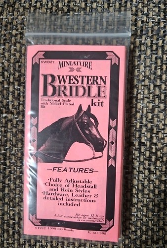 Miniature western bridle kit - miniature,