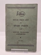VINTAGE VILLIERS Price List
