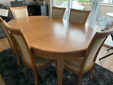 Stanly Dining Room Table and Chairs x 6