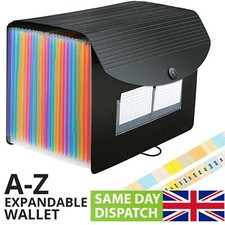 A-Z Month A4 Expanding File Month Concertina Accordion Folder Organiser Wallet