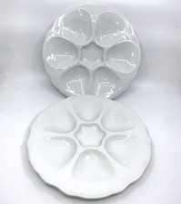 Vintage Pair of White Oyster