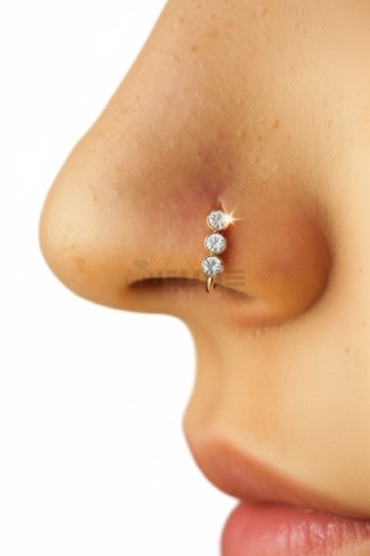 Hypoallergenic nose ring - nose, hoop