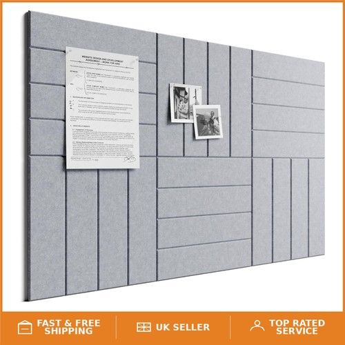 Soft gray felt bulletin - soft,