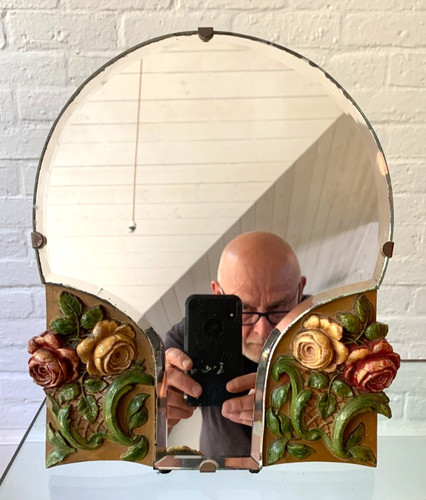 Vintage tree shaped beveled
