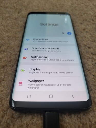 Samsung galaxy black 64gb - galaxy, s9