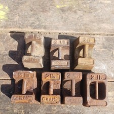 Antique Vintage Cast Iron 2lb
