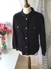 Boden Black Cord Jacket With