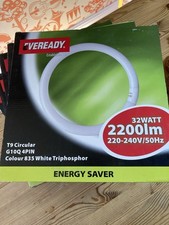 32W T9 Circular Tube By Eveready G100 4 Pin Bulbs X 5