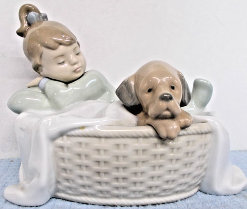 Nao lladro basket for two - basket,