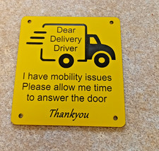 Delivery Driver - Please allow