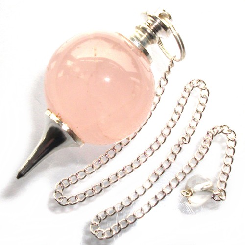 Rose quartz ball - rose,