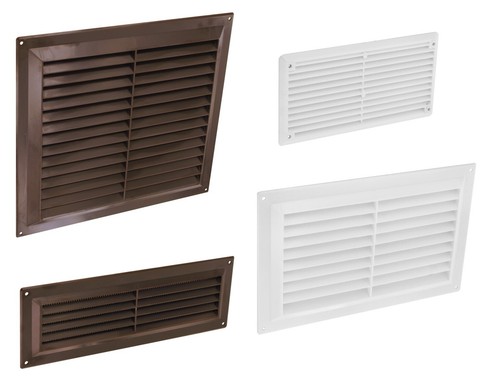 Louvred air vent cover - louvred,