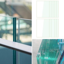 10mm Toughened Glass Balustrade Panels Patio Balcony & Pools Glazing All Sizes