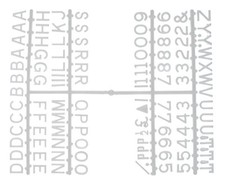 660 Peg Board letters Number