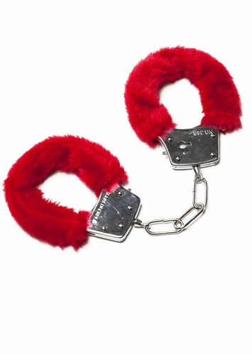 Ann summers red furry adult - red,