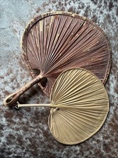 Vintage Chinese palm Leaf