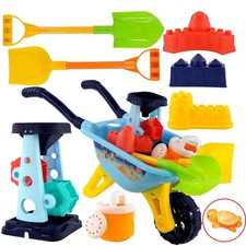 Sand & Water Wheelbarrow Beach Garden Playset Sand Pit Kids Outdoor Activity Toy