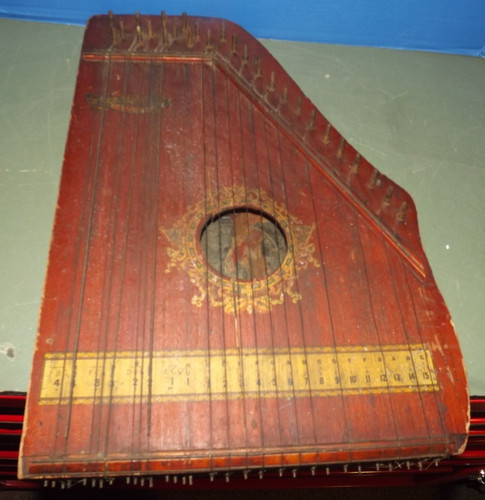 Antique guitar zither - antique,