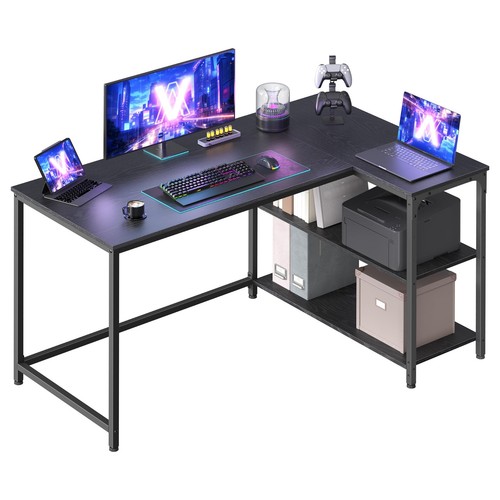 Shaped computer desk corner - l,