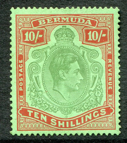 Bermuda 1938 perf 14 10s - perf.,