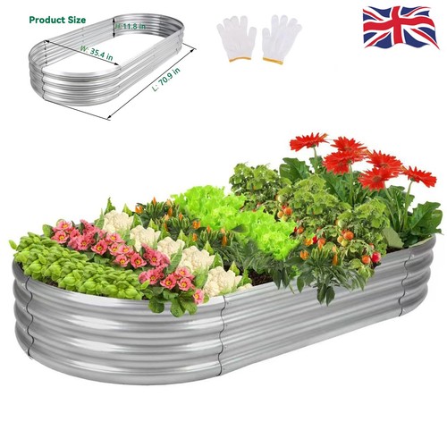 Galvanised steel raised - steel, garden
