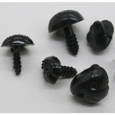 100X Black Safety Noses For