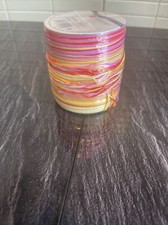 Multi Coloured Raffia Gift Wrapping Decoration Ribbon (See Description)A2