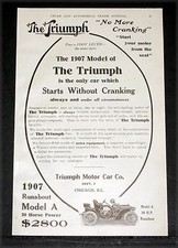 1907 OLD MAGAZINE PRINT AD