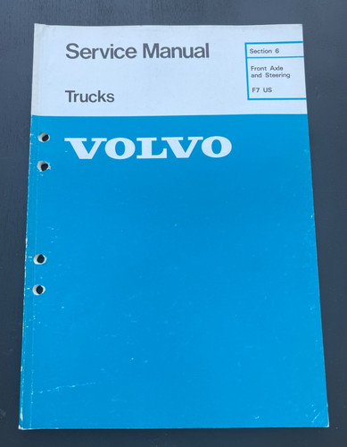 Volvo truck front axle and - f7,