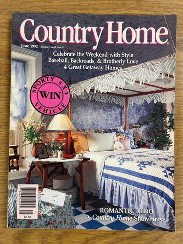 Country home june 1992 - home,