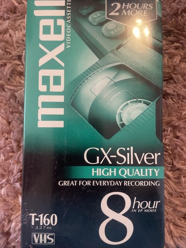 New maxell video cassette - new,