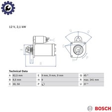 STARTER 0 986 018 900 FOR