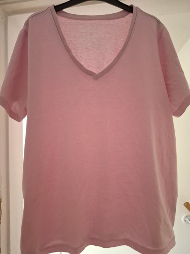 Primark pink solid neck - primark, v-neck