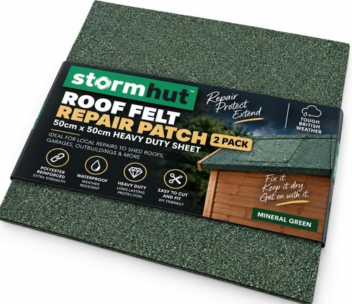 Shed roof felt repair - repair, 2