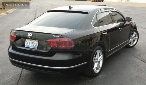 Rear trunk spoiler wing - trunk,