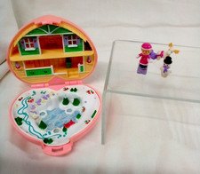 Vintage Bluebird Polly Pocket Winter Heart House Complete 1989