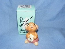 Pendelfin Rolly Pink Burnley England New Old Stock Boxed Stoneware Rabbit 